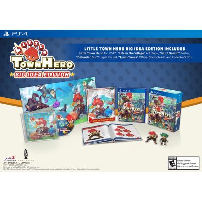 Little Town Hero Big Idea Edition Ps4 (Jogo Mídia Física Playstation 4) (Edição De Colecionador)