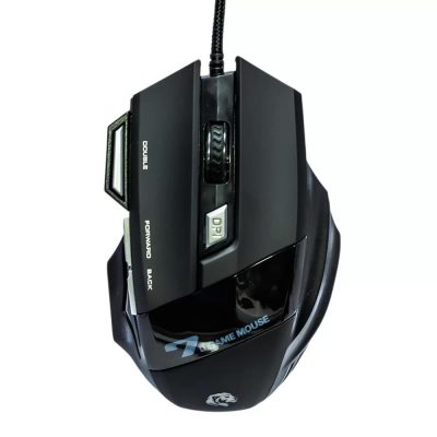 Mouse Gamer Hayom 7D Hayom Mu-2909 - 7 Botões Preto Com Led