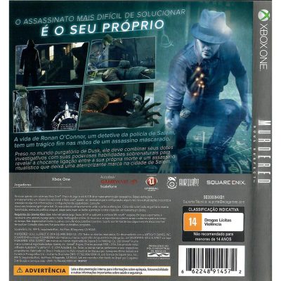 Murdered Soul Suspect Xbox One (Jogo MÃdia FÃsica)