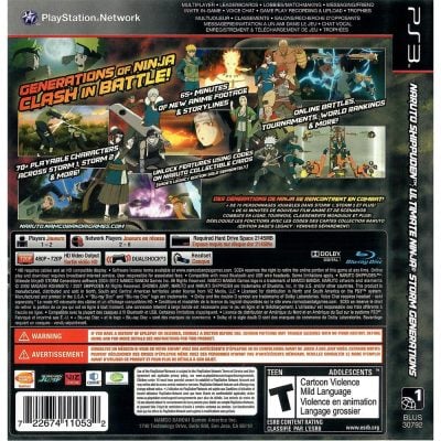 Naruto Shippuden Ultimate Ninja Storm Generations Ps3 (Jogo Mídia Física Playstation 3)