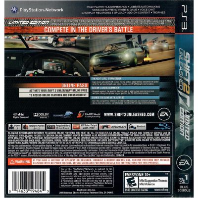 Need For Speed Shift 2 Unleashed Ps3 (Jogo Mídia Física Playstation 3)