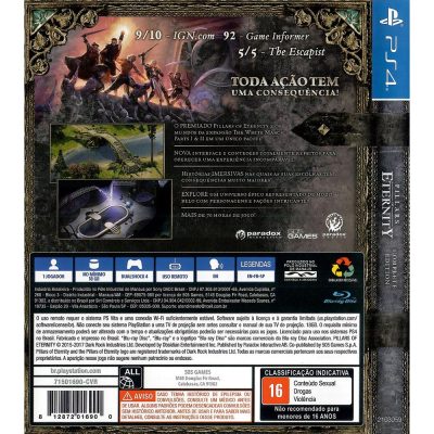 Pillars Of Eternity Complete Edition Ps4