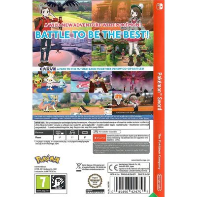 Pokémon Sword Nintendo Switch (Jogo MÃdia FÃsica)