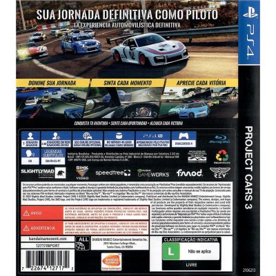Project Cars 3 Ps4 #1