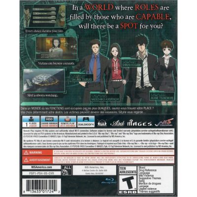 Psycho Pass Mandatory Happiness Ps4