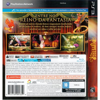 Puppeteer Ps3 (Jogo Mídia Física Playstation 3)