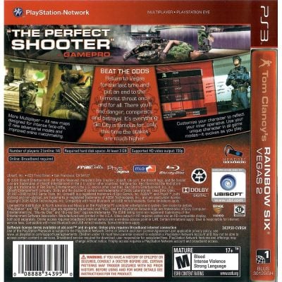 Rainbow Six Vegas 2 Ps3 (Greatest Hits)