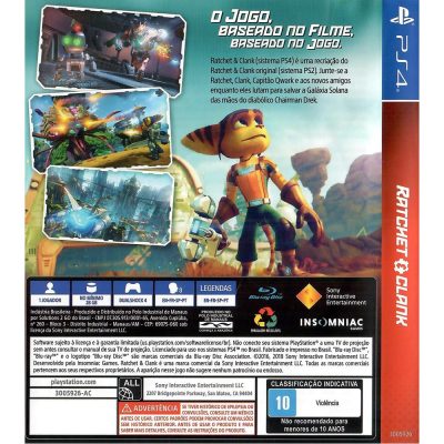 Ratchet E Clank Playstation Hits Ps4