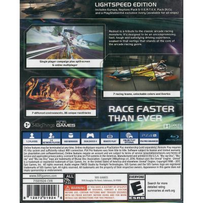 Redout Lightspeed Edition Ps4