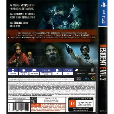 Resident Evil 2 Ps4