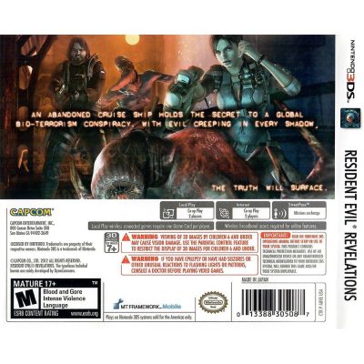 Resident Evil Revelations Nintendo 3Ds (Jogo MÃdia FÃsica)