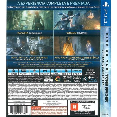 Rise Of The Tomb Raider 20 Year Celebration Ps4