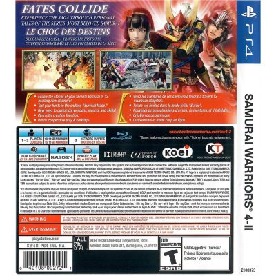 Samurai Warriors 4-Ii Ps4