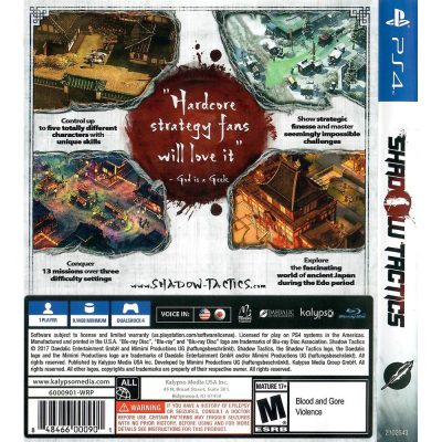 Shadow Tactics Blades Of Shogun Ps4 (Jogo Mídia Física)