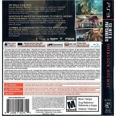 Sherlock Holmes Crimes And Punishments Ps3