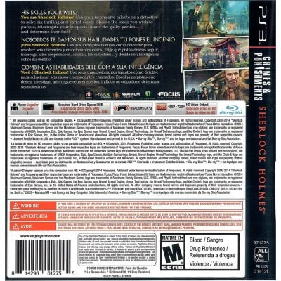 Sherlock Holmes Crimes And Punishments Ps3