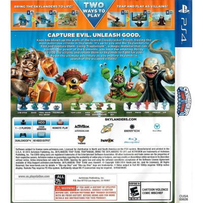 Skylanders Trap Team Ps4 (Pack Completo) (Com Detalhe)