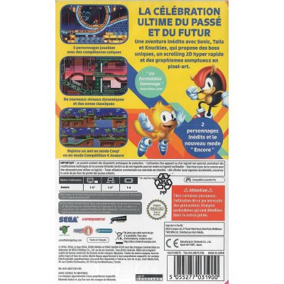 Sonic Mania Plus Nintendo Switch (Jogo MÃdia FÃsica)