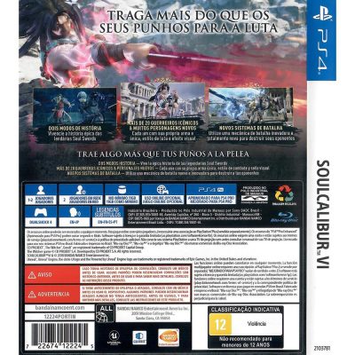 Soul Calibur Vi Ps4 #1 (Jogo MĂdia FĂsica)