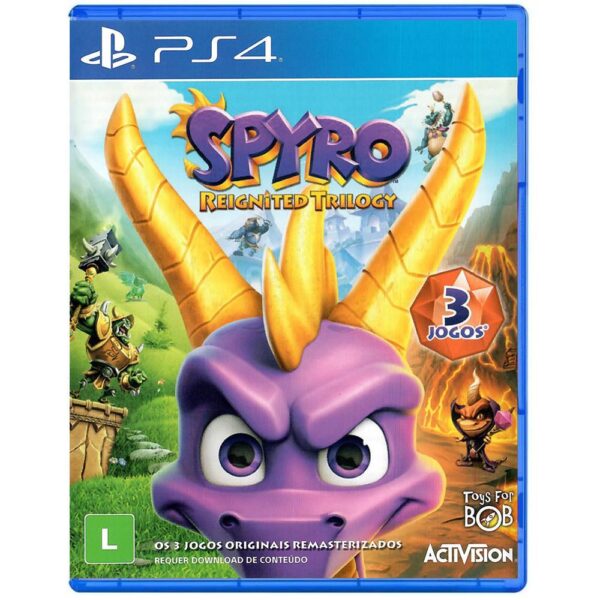 Spyro Reignited Trilogy Ps4 (Jogo Mídia Física)