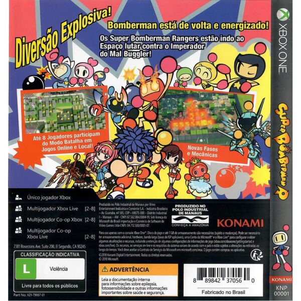 Super Bomberman R Shiny Edition Xbox One (Jogo Mídia Física)