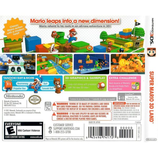 Super Mario 3D Land Nintendo 3Ds (Jogo Mídia Física)