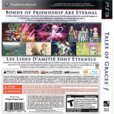 Tales Of Graces F Ps3 (Jogo Mídia Física Playstation 3)