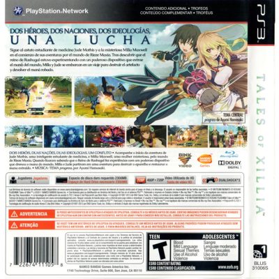 Tales Of Xillia Ps3 (Jogo Midia Fisica) (Playstation 3)