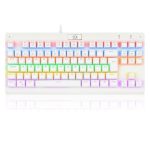 Teclado Gamer Mecânico Redragon Dark Avenger Lunar K568w-R, Rainbow, Switch Black, Abnt2, White Teclado Gamer Mecânico Redragon Dark Avenger Lunar K568w-R, Rainbow, Switch Black, Abnt2, White