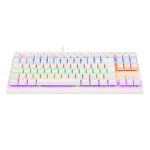 Teclado Gamer Mecânico Redragon Dark Avenger Lunar K568w-R, Rainbow, Switch Black, Abnt2, White Teclado Gamer Mecânico Redragon Dark Avenger Lunar K568w-R, Rainbow, Switch Black, Abnt2, White