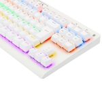 Teclado Gamer Mecânico Redragon Dark Avenger Lunar K568w-R, Rainbow, Switch Black, Abnt2, White Teclado Gamer Mecânico Redragon Dark Avenger Lunar K568w-R, Rainbow, Switch Black, Abnt2, White