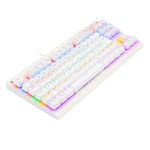 Teclado Gamer Mecânico Redragon Dark Avenger Lunar K568w-R, Rainbow, Switch Black, Abnt2, White Teclado Gamer Mecânico Redragon Dark Avenger Lunar K568w-R, Rainbow, Switch Black, Abnt2, White