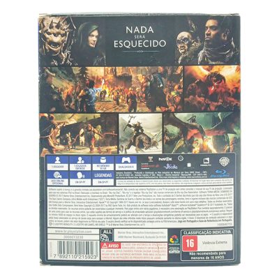 Terra Média Sombras Da Guerra Edição Prata Ps4 (Sem Anel)
