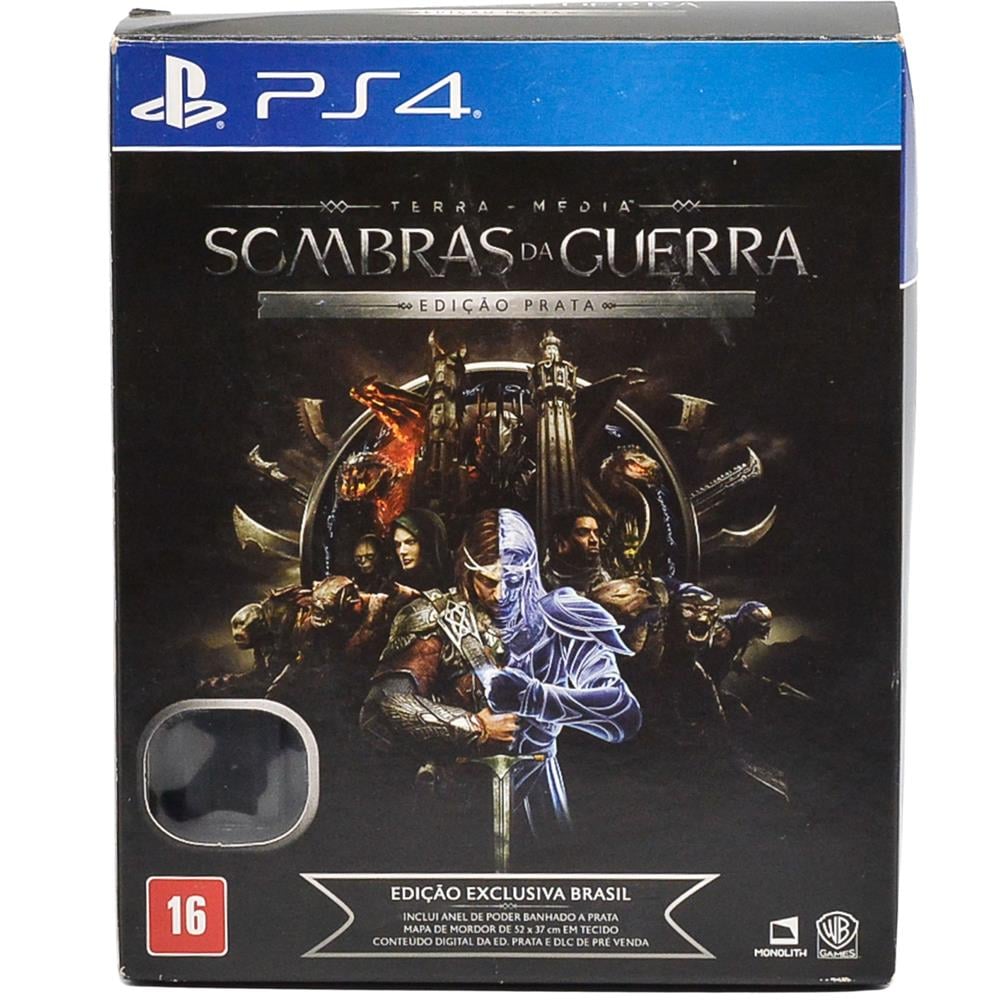 Sombras da Guerra - Edição Exclusiva Brasil - PlayStation 4