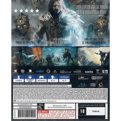 Terra Media Sombras De Mordor Game Of The Year Playstation Hits Ps4