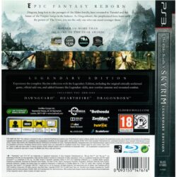 The Elder Scrolls V Skyrim Legendary Edition Ps3 (Com Mapa)