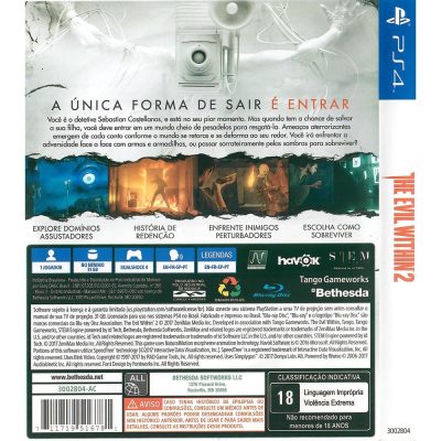 The Evil Within 2 Ps4 (Jogo Mídia Física)
