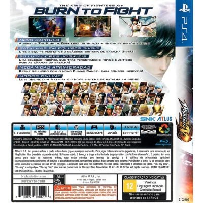 The King Of Fighters Xiv Ps4 #2 (Jogo Mídia Física)