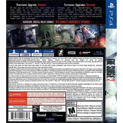The Surge 2 Ps4 (Jogo MÃdia FÃsica)