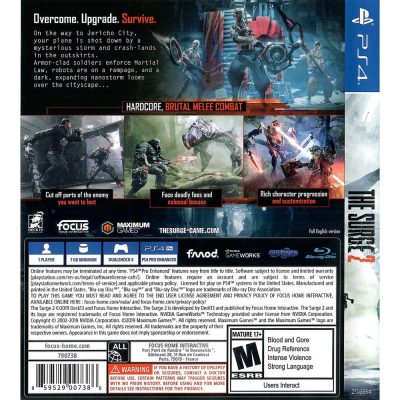 The Surge 2 Ps4 (Jogo Mídia Física)