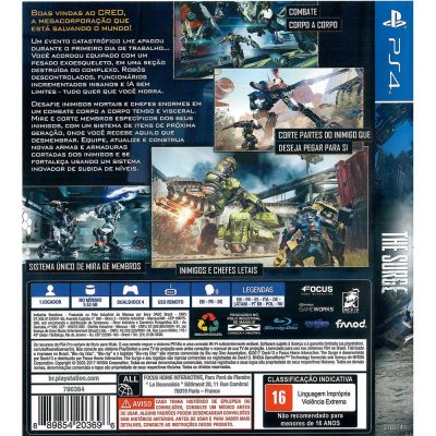 The Surge Ps4 (Jogo Mídia Física)