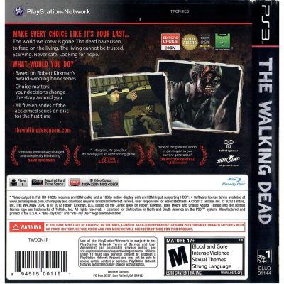 The Walking Dead Ps3