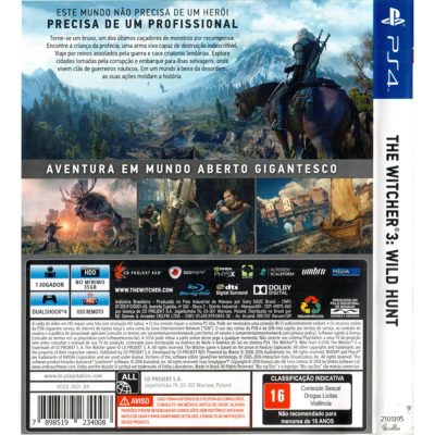 The Witcher 3 Wild Hunt Ps4 #5 (Jogo MÃdia FÃsica)