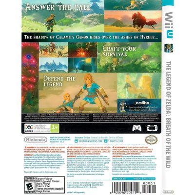 The Legend Of Zelda Breath Of The Wild Nintendo Wii U (Jogo Mídia Física)