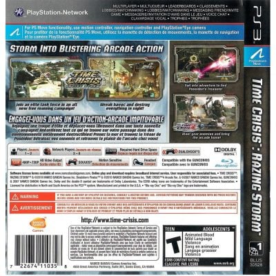 Time Crisis Razing Storm Ps3