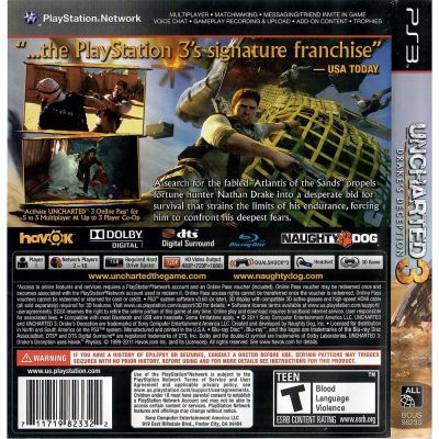 Uncharted 3 Drakes Deception Ps3