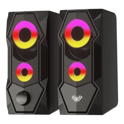 Caixa De Som Com Fio Wind N-301 Gaming Speaker Rgb