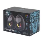 Caixa De Som Com Fio Wind N-69 - Gaming Speaker Rgb