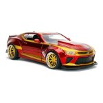 Carro Miniatura Chevy Camaro 1:24 + Iron Man Figure - Jada Metals