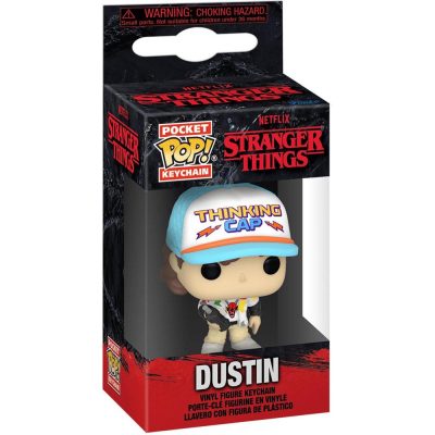 Chaveiro Funko Pop Dustin (Pocket Keychain Stranger Things)